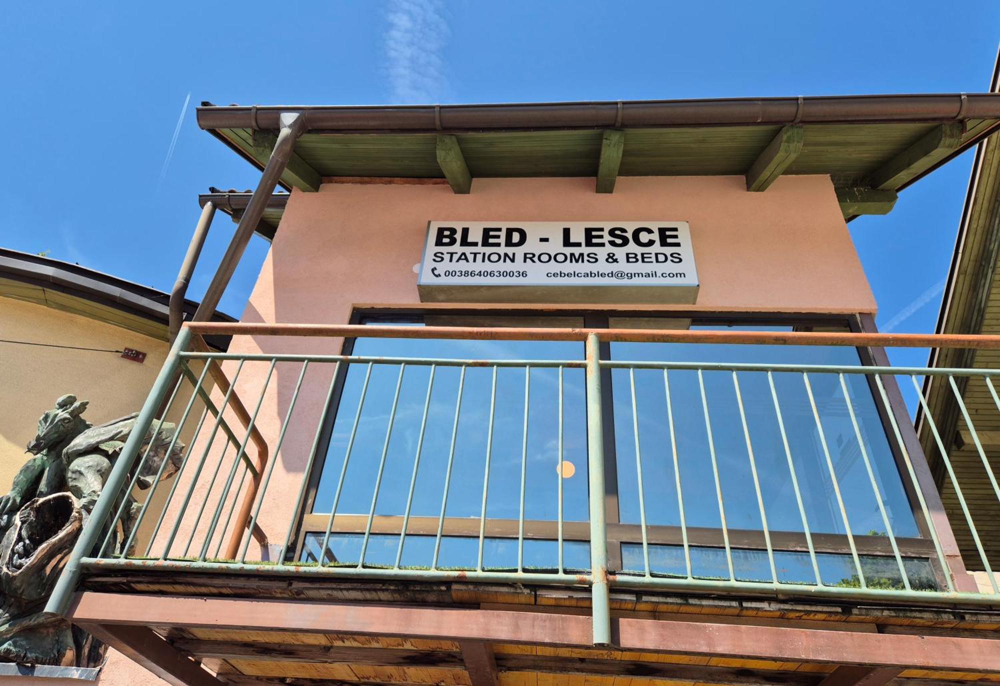 Bled Lesce Station Rooms And Beds Ngoại thất bức ảnh